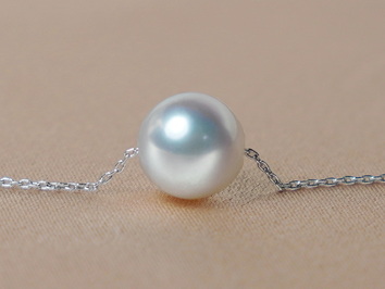 Zlatý náhrdelník 14K s pravou juhomorskou perlou AAA WSP100B Zlatý náhrdelník 14K s pravou juhomorskou perlou AAA WSP100B