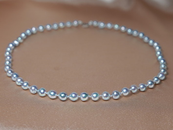 Náhrdelník sivé morské akoya perly APN6570AAsM Náhrdelník sivé morské akoya perly APN6570AAsM