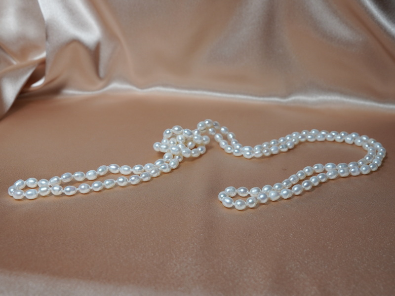 Dlhý perlový náhrdelník DPN6065A+wG Dlhý perlový náhrdelník DPN6065A+wG