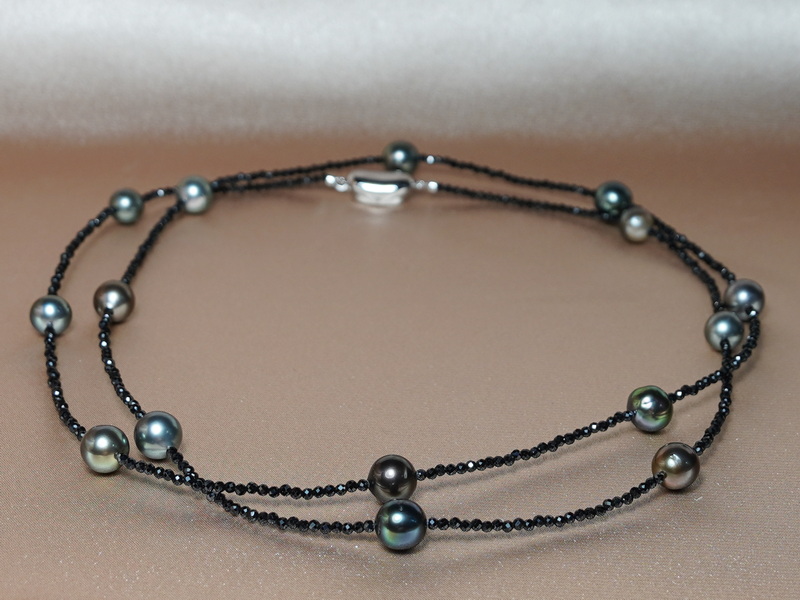 Dlhý perlový náhrdelník tahitské perly TPN1590H Dlhý perlový náhrdelník tahitské perly TPN1590H