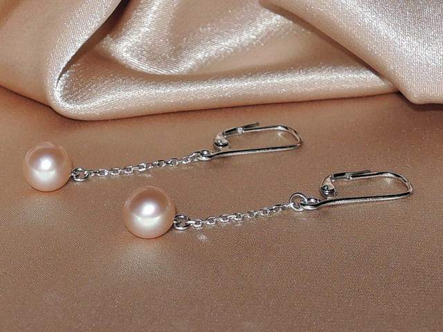 Perlové náušnice BC020WFE-P Perlové náušnice BC020WFE-P