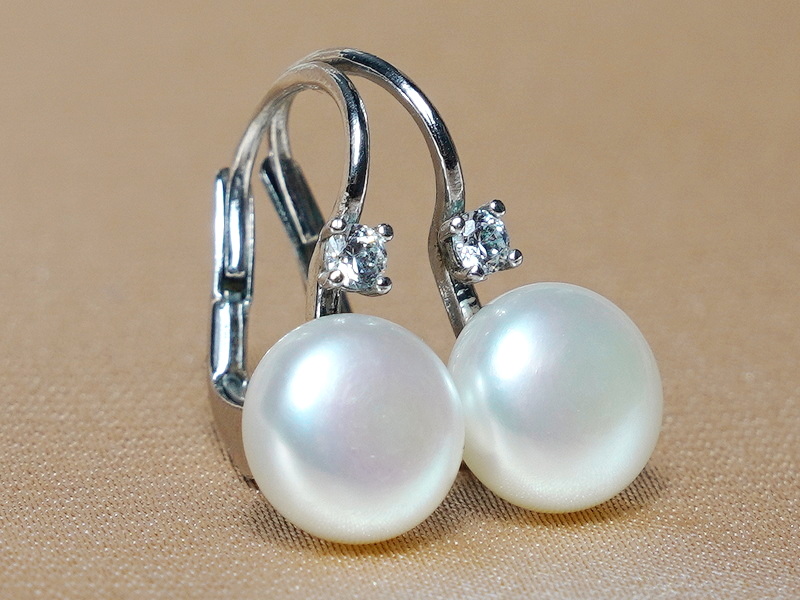 Perlové náušnice BC022SBE-W Perlové náušnice BC022SBE-W