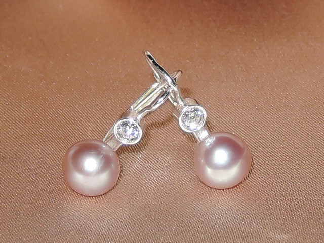 Perlové náušnice DS222SBE-L Perlové náušnice DS222SBE-L