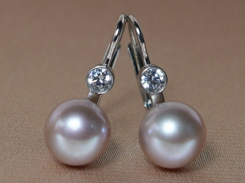 Perlové náušnice DS222WFE-L Perlové náušnice DS222WFE-L