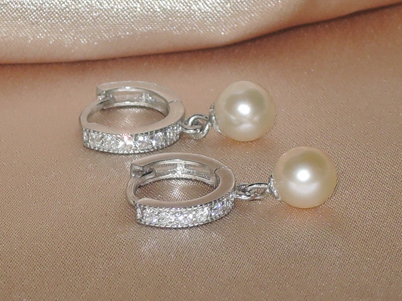 Perlové náušnice RSE300AApG Perlové náušnice RSE300AApG