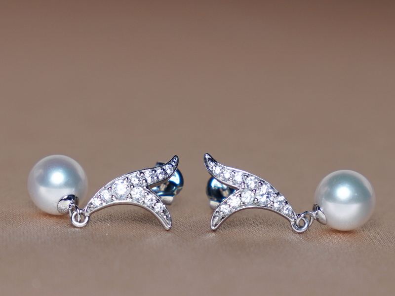 Perlové náušnice WW06WVE-FW Perlové náušnice WW06WVE-FW