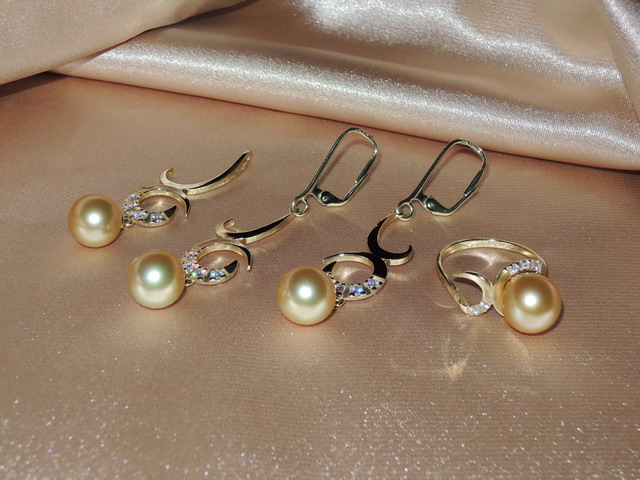 Perlové šperky BC03YS-G Perlové šperky BC03YS-G