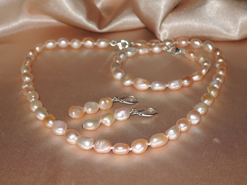 Perlové šperky BSET7080Gp Perlové šperky BSET7080Gp