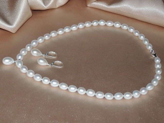 Perlové šperky OSSET077AA+wJ Perlové šperky OSSET077AA+wJ