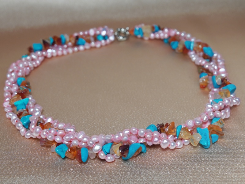 Perlový náhrdelník FN423T Perlový náhrdelník FN423T