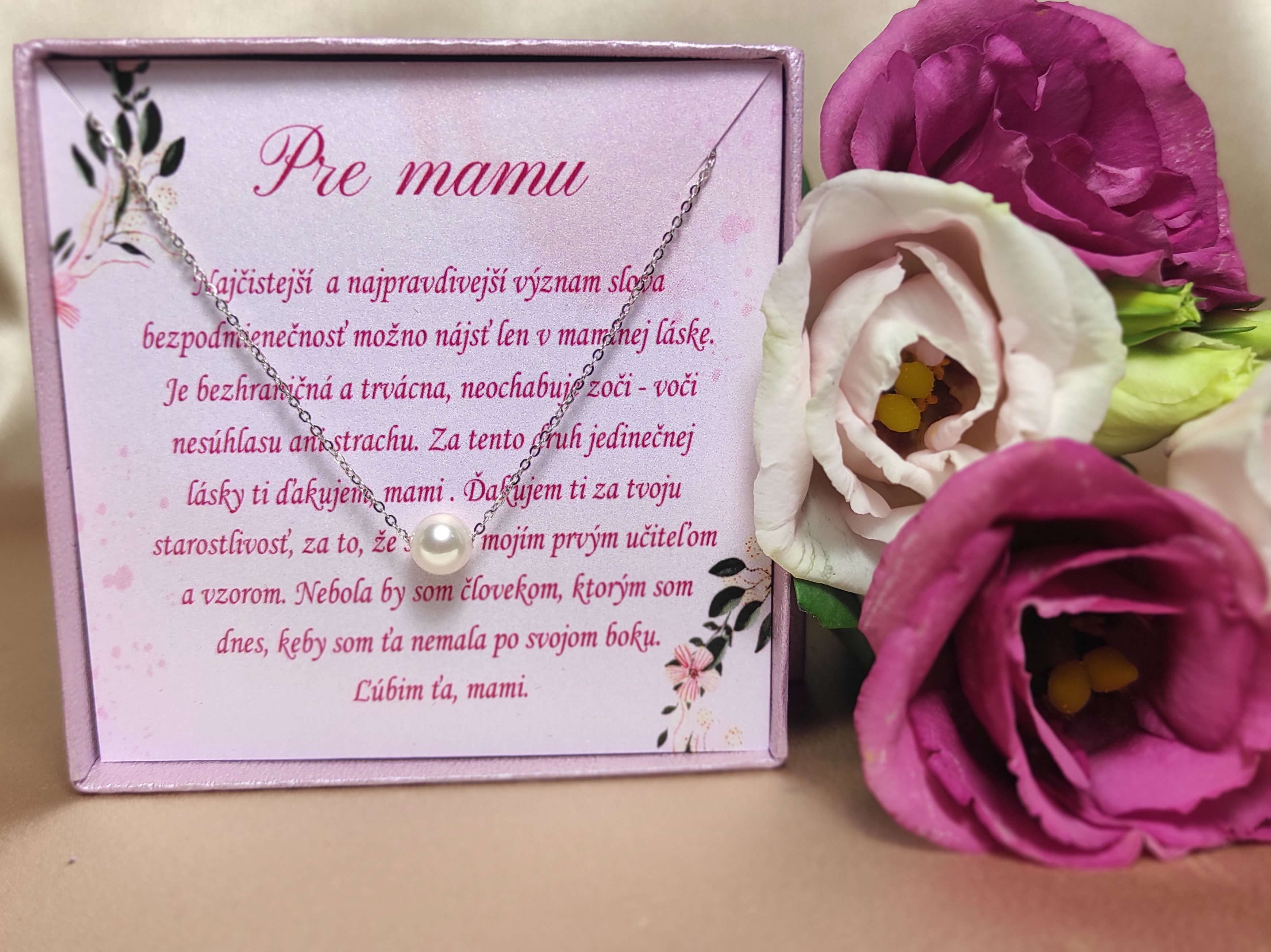 Personalizovaný perlový náhrdelník PS007 Personalizovaný perlový náhrdelník PS007