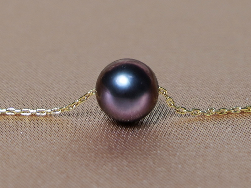 Pravá perla na zlatej retiazke FPN095AAAyB Pravá perla na zlatej retiazke FPN095AAAyB