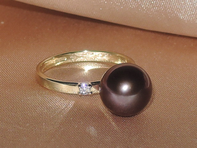 Prsteň s perlou BC027YFR-B Prsteň s perlou BC027YFR-B