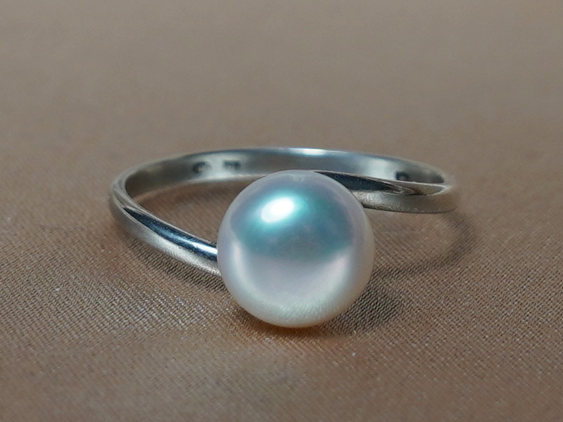 Prsteň s perlou BC028SBR-W Prsteň s perlou BC028SBR-W