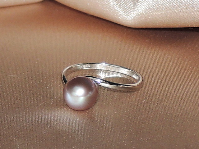 Prsteň s perlou BC028SR-L Prsteň s perlou BC028SR-L