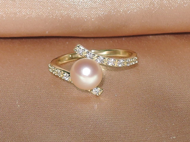 Prsteň s perlou BC029YBR-P Prsteň s perlou BC029YBR-P