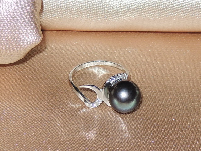 Prsteň s perlou BC03SR-B Prsteň s perlou BC03SR-B