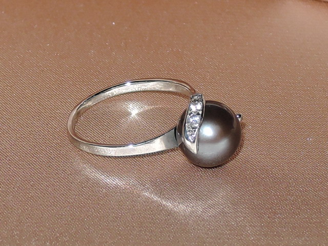 Prsteň s perlou BC05SR-B Prsteň s perlou BC05SR-B