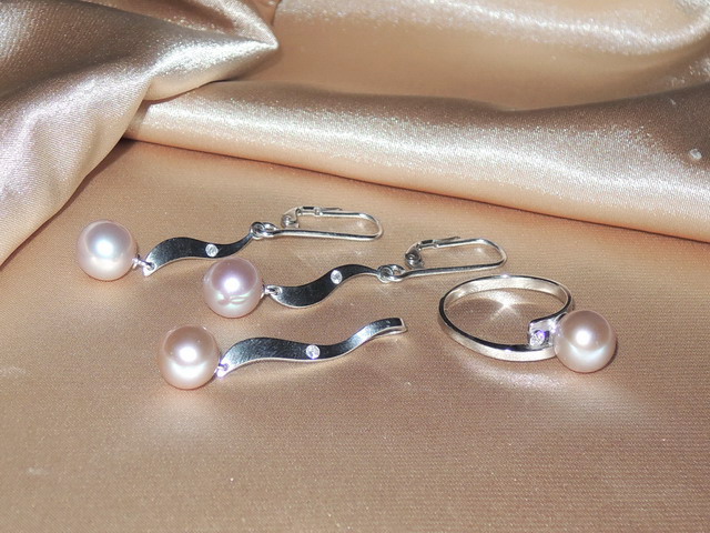 Šperky s perlami BC04SS-P Šperky s perlami BC04SS-P