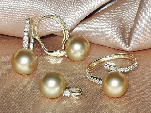 Šperky s perlami BC130YS-G Šperky s perlami BC130YS-G