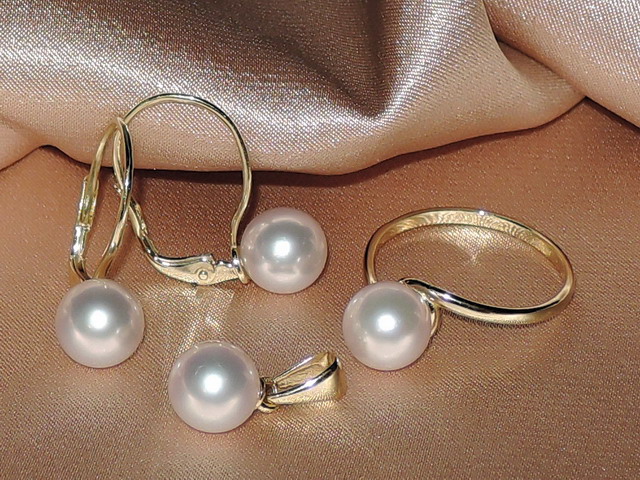 Šperky s perlami BC150YFS-W Šperky s perlami BC150YFS-W