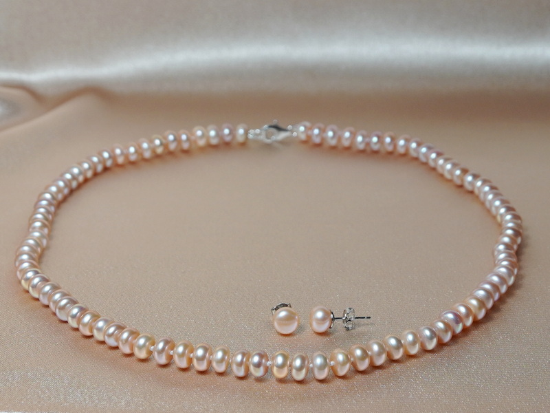 Súprava perlových šperkov BPS6575AA+PG Súprava perlových šperkov BPS6575AA+PG