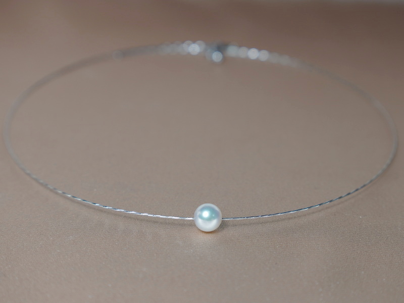 Zlatý perlový náhrdelník WW01WN-FW Zlatý perlový náhrdelník WW01WN-FW