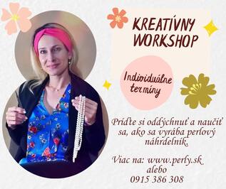 Kreatívny kurz - výroba perlového náhrdelníka. KK01 Kreatívny kurz - výroba perlového náhrdelníka. KK01