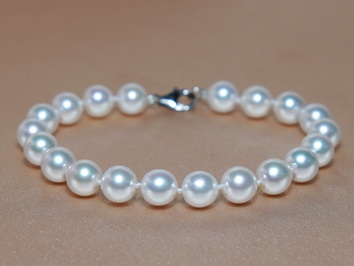 Náramok z japonských akoya perál AAA APB8085C Náramok z japonských akoya perál AAA APB8085C