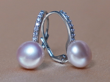 Náušnice riečne perly  BC021SBE-L Náušnice riečne perly  BC021SBE-L