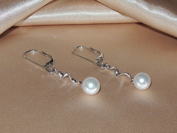 Perlové náušnice AE002C Perlové náušnice AE002C