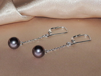 Perlové náušnice BC020WFE-B Perlové náušnice BC020WFE-B