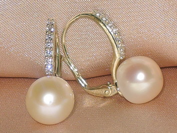 Perlové náušnice  BC021YBE-P Perlové náušnice  BC021YBE-P