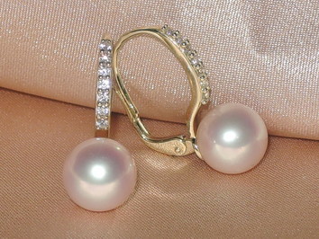 Perlové náušnice  BC021YFE-L Perlové náušnice  BC021YFE-L