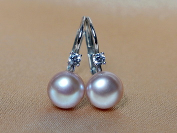 Perlové náušnice BC022WBE-L Perlové náušnice BC022WBE-L