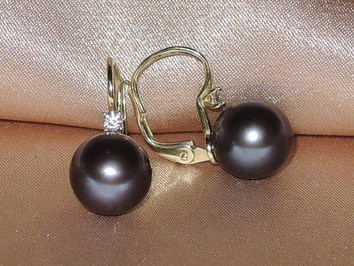 Perlové náušnice BC022YFE-B Perlové náušnice BC022YFE-B