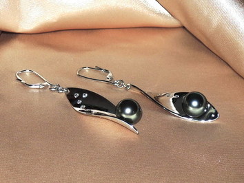 Perlové náušnice BC02WE-T Perlové náušnice BC02WE-T