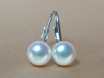 Perlové náušnice DS701SBE-W Perlové náušnice DS701SBE-W