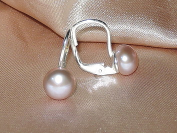 Perlové náušnice  DS701WBE-L Perlové náušnice  DS701WBE-L