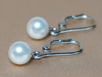 Perlové náušnice FE001wM Perlové náušnice FE001wM