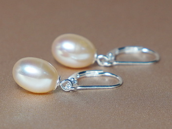 Perlové náušnice SE8090pW Perlové náušnice SE8090pW