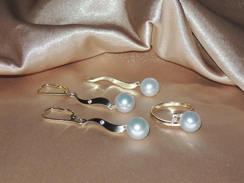 Perlové šperky BC04YS-W Perlové šperky BC04YS-W