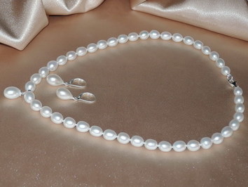 Perlové šperky OSSET077AA+wJ