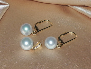 Šperky s perlami Južného Pacifiku SSWS001B Šperky s perlami Južného Pacifiku SSWS001B