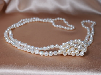 Perlový náhrdelník DPN130A+wW Perlový náhrdelník DPN130A+wW