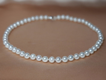 Perlový náhrdelník  EPN7080AA+wZ Perlový náhrdelník  EPN7080AA+wZ