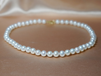 Perlový náhrdelník NRSN7580AA+wH Perlový náhrdelník NRSN7580AA+wH