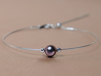 Perlový náramok  WW07WB-FB Perlový náramok  WW07WB-FB