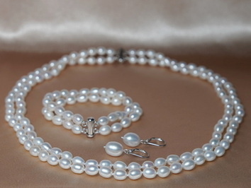 Perlový set šperkov dvojradový DOSET06AA+wJ Perlový set šperkov dvojradový DOSET06AA+wJ