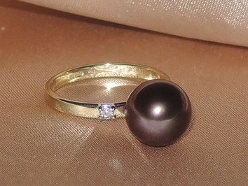 Prsteň s perlou BC027YFR-B Prsteň s perlou BC027YFR-B